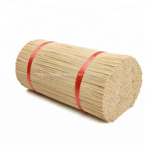Food Grade BBQ Skewers 25CM Factory Wholesale Natural 2mm Bamboo Barbecue Stick thumbnail-1