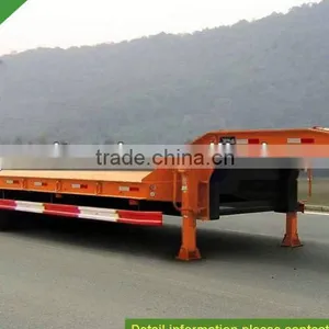 50T Low Bed Semi Trailer Low Bed Trailer for Sale 0086-13635733504 thumbnail-1
