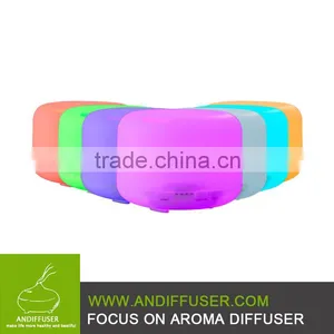 500ml Aromatherapy Essential Oils Diffuser 7 Color Changing Aroma Diffuser Large Mist Humidifier Aromatherapy thumbnail-1