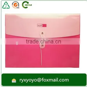 Cheap Factory Price pp a4 Size Plastic Envelope With String Closure thumbnail-3