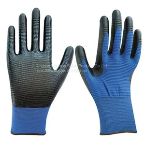13Gauge U3 Zebra Polyester Liner Nitrile Coated Working Gloves EN388 thumbnail-4