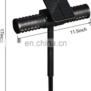 High Voltage Shock Solar Powered UV LED Waterproof Garden Mosquito Killer Light With Solar Powered USB Charging thumbnail-2