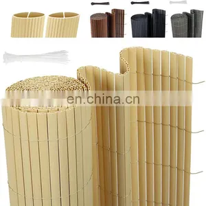 5 ft 6 ft Grey Designs Double Face PVC Sichtschutzmatte Privacy Screen for Balcony thumbnail-1