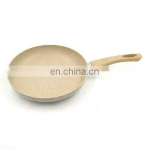 Light Weight Non Stick Die Cast Aluminum Thick Bottom Marble Coating Round Frying Pan thumbnail-4