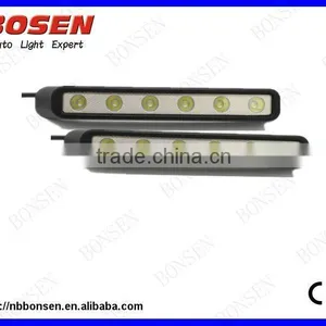 Led Daytime Running Light DRL Black and Silver Color for Choices thumbnail-1