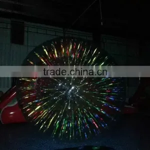 2015 Newest Football Inflatable Shinning Zorb Ball Rental Led Grasses Ball thumbnail-1