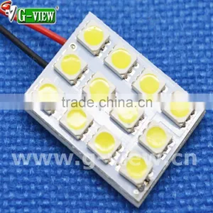 Superbright 12smd Car Led Roof Light,12smd Dome Led Car Lamp ,auto Led Interior Light thumbnail-1