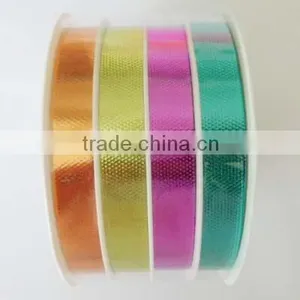5mm Wide Ribbon With 4m Long and 4 Rolls Christmas Packing Ribbon Spool/ Giftwrap Ribbon thumbnail-2