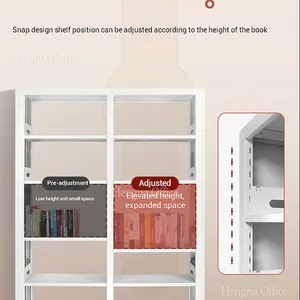 Gray Fire-Resistant Steel Archive Bookstacks With Anti-Tilt Safety Bolting & High-Load Tier Dividers thumbnail-3