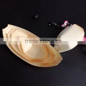 Cheap Wooden Sushi Serving Food Trays Sushi Boat for Sale thumbnail-3