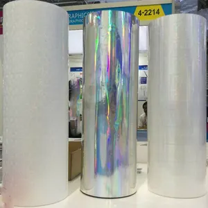 Transparent BOPP Holographic Thermal Laminating Film With Kinds of Designs thumbnail-4