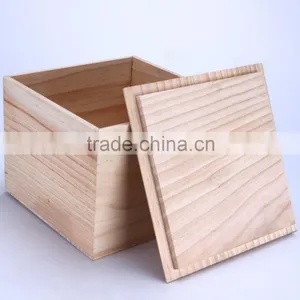 Custom Handmade Wooden Gift Box Packing Food Packing Box thumbnail-3