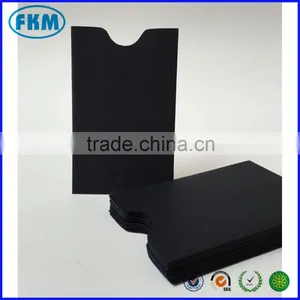 Open End Notched Edge, Gift Certificate Holder Escort Card Holder Black Card Sleeve thumbnail-3
