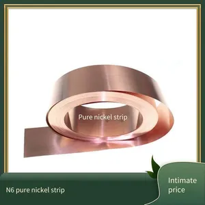 n6 Pure Nickel Strip for Scientific Research Experiments, 0.05, 0.06, 0.07, 0.08mm Welded Nickel Foil, Pure Nickel Sheets for Batteries thumbnail-1