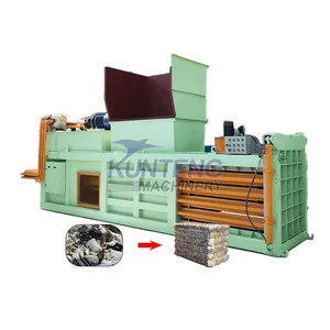 Horizontal Baling Machine High Capacity Waste Paper and Cardboard Press Bundle Machine EPC thumbnail-1