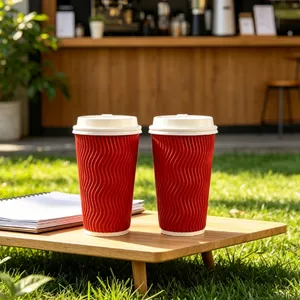 Hot Drink Corrugated Cup thumbnail-3