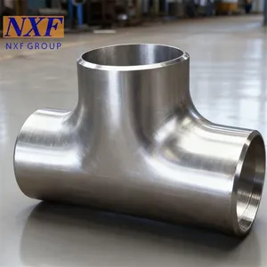 NXF UNS N06625 Alloy 625/2.4856/N06625 OD DN15-1200 Thickness SCH10-XXS Nickel Alloy Butt Welding Straight or Reducer Tee thumbnail-1