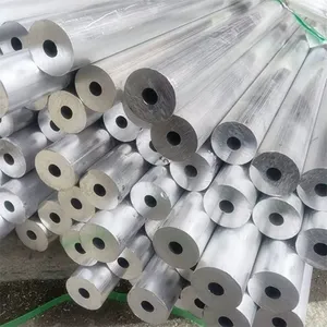 Industrial Extrusion Aluminium Tube Square Rectangular Round Aluminum Pipe Custom Processing Cutting Service thumbnail-3