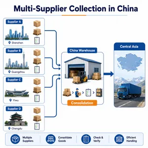 China to Central Asia Warehouse Consolidation and Truck Freight Service thumbnail-3