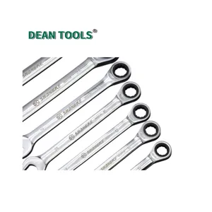 Shangke Tools Ratschen-Kombinationsschlüssel, Kombinierte Ratschen-Design, Kombination aus offener Spitze und Ratschen-Buchspitze thumbnail-5