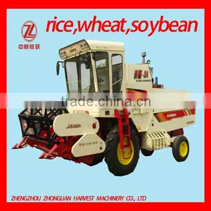 4LZ-2.6 CHMC Good Price for Wheat Soybean Combine Harvester thumbnail-1