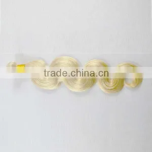 Human Hair Light Blonde Color Virgin European Hair thumbnail-3