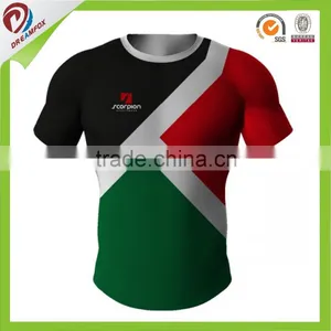 Thai Quality Rugby Sublimation Shirts Polyester Sports Rugby Shirt thumbnail-3