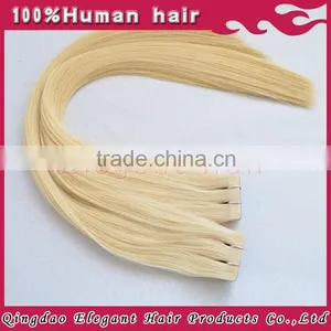 Wholesale Hair Salon Products,Raw Russsian Virgin Tape in Platinum Blonde Hair thumbnail-5