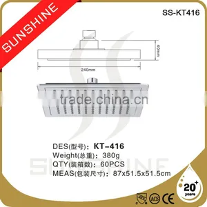 SS-KT416 Guang Dong Chrome European Shower Head Quality Choice thumbnail-1