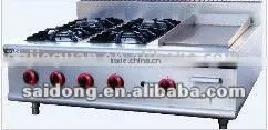 Commercial Gas Range With 4 Burners and Griddle(GH-996-1) thumbnail-1