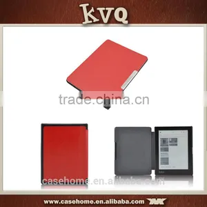 Book Style e Reader Cover Folio Leather Case for Kobo Aura 6 Inch e Reader thumbnail-1