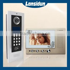 Lansidun Home Automation Color LCD Multi Apartment Video Intercom System thumbnail-1