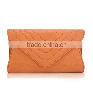 Medium Women Genuine Leather Evening Bags Hidden-clasp Chain Shoulder Strap Clutch Bag thumbnail-3