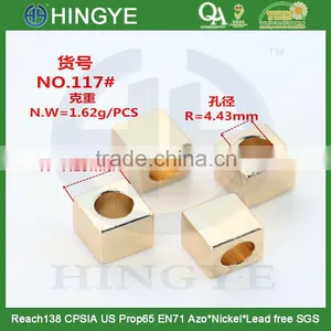 Gold Cord End Square Cord End Square Cord End for Clothing thumbnail-2