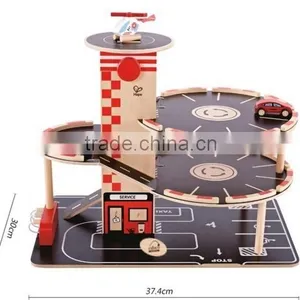 Good Quality Children Educational Play Set Wooden Car Toy Garage Cheap Price Parking Toy Quality Choice thumbnail-3