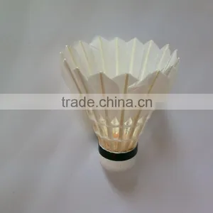 Durable White Golden Goose Feather Shuttlecock Club Using Badminton thumbnail-1