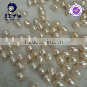 Chinese White Freshwater Pearl Powder Strand thumbnail-1