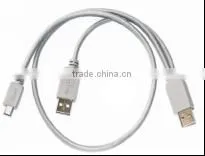Xinya Hot Selling Factory Wholesale Price Gray 2AM to Micro 5pin USB Cable 0.6m thumbnail-1