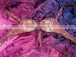 Silk Belly Dance Veil - BLUE / FUCHSIA ,wholesale Belly Dance Silk Veils at Amazing Discount Price. thumbnail-1