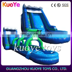 Giant Inflate Slide Pool,inflatable Double Lane Slip Slide,inflatable Water Slide Clearance thumbnail-1
