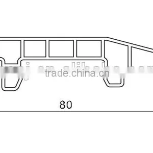 80 Pvc Skirting Line Use for Bottom of Wall Decoration thumbnail-2