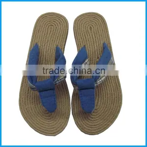 Rope Shape of Sole With Tubular Fabric Strap Flip Flop thumbnail-2