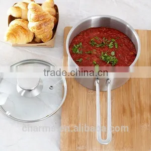 Elegant SS Pot With Steel Handle thumbnail-2