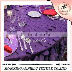 Wholesale Petal Taffeta Chair Cover and Tablecloths thumbnail-1