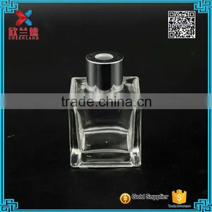 Wholesale 55ml Square Glass Aroma Diffuser Bottle With Screw Cap thumbnail-1
