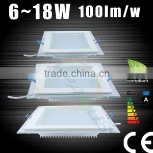 Wholesale Price Flat Square 180 Degree Ceiling Down Light Smd Led 6w 12w 18w Light Panel thumbnail-1