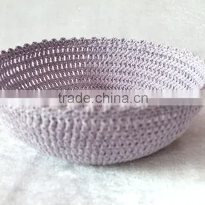 Fashionable Crochet Cotton Bowl thumbnail-3
