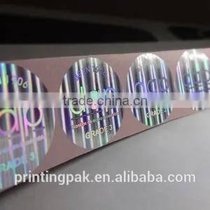 Custom Adhesive Holographic Packaging Label Stickers Quality Choice thumbnail-3
