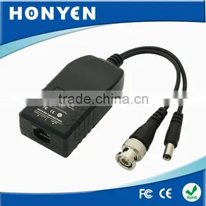 1 CH PVD Video Balun With Built-in AC24V To DC12V Convertor HY-2003 thumbnail-1