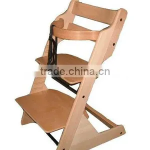 XN-LINK-C07 Wooden Baby High Chair thumbnail-1